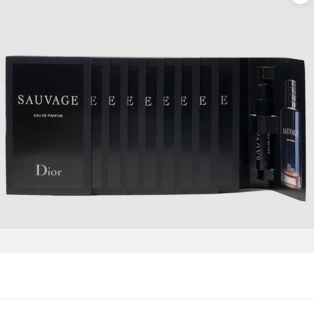 Dior 10 Pack Sauvage Men's Eau De Parfum Sample 1ml NEW